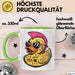 Quietscheente Tier Tasse Geschenk Lustige Geschenkidee Spruch Punk Ente Entenküken Grün Trendation