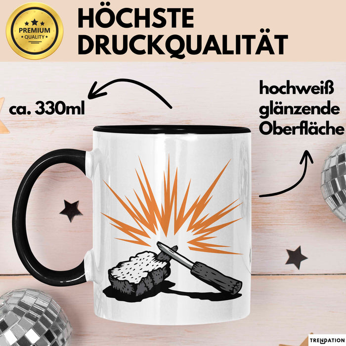 Bushcraft Fan Tasse Geschenkidee Naturfertigkeiten Liebhaber Trendation
