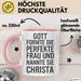 Christa Tasse Geschenk Gott Formte Die Perfekte Frau Christa Geschenkidee Rosa Trendation