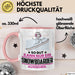 Snowboarder Geschenk Tasse So Gut Kann Nur Ein Snowboarder Aussehen Geschenkidee Kaffee-Becher Rosa Trendation