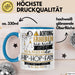 Hip-Hop-Fan Tasse Geschenk Lustiger Spruch Bitte Erheben Sie Sich Seine Majestät Die Hip-Hop-Fan Betritt Den Raum Blau Trendation