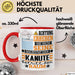 Kanute Geschenk Tasse Lustiger Spruch Erheben Sie Sich Der Kanute Betritt den Raum Rot Trendation