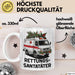 Rettungssanitäter Tasse Geschenk Rettungssantatäter Spruch Notarzt Geschenkidee Kaffee-Becher Weiß Trendation