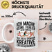Tanzen Tänzer Tasse Geschenk Ich mache keine Fehler Geschenkidee Lustig Weiß Trendation