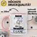 DJane Tasse Geschenk Becher Stark Attraktiv Furchtlos DJane Lustige Geschenkidee Rosa Trendation