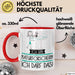 Geschenk für Naturforscherin Tasse Lustige Geschenkidee Geburtstag Ich Bin Naturforscherin Ich Darf Das Rot Trendation