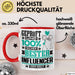 Influencer Geschenk Lustiger Spruch für Influencer Geschenkidee Bester Influencer Der Welt Rot Trendation