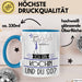 Köchin Tasse Geschenk Ich Bin Köchin Und Du So Geschenkidee Lustiger Spruch Becher Blau Trendation