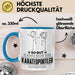 Karatesportler Geschenk Tasse So Gut Kann Nur Ein Karatesportler Aussehen Geschenkidee Kaffee-Becher Blau Trendation