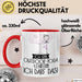 Geschenk für Outdoor-Yoga-Lehrerin Tasse Lustige Geschenkidee Geburtstag Ich Bin Outdoor-Yoga-Lehrerin Ich Darf Das Rot Trendation