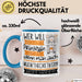 Musiktheoretikerin Tasse Geschenk Spruch Wer Will Schon Prinzessin Sein Wenn Man Auch Musiktheoretikerin Sein Kann Blau Trendation