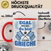 Grieche Tasse Geschenk Egal Wie Geil Du Bist Ich Bin Grieche Geschenkidee Griechenland Kaffee-Becher Rot Trendation