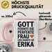 Erika Tasse Geschenk Gott Formte Die Perfekte Frau Erika Geschenkidee Rosa Trendation