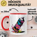 Graffiti Künstler Tasse Geschenkidee für Streetart Fan Rot Trendation