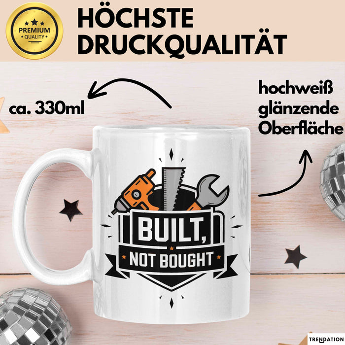DIY Fan Tasse Geschenk Lustige Geschenkidee Spruch Für Heimprojekt Liebhaber Weiß Trendation