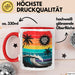 Los Angeles LA Kalifornien USA Tasse Geschenk Lustige Geschenkidee Spruch Retro Surfen Rot Trendation