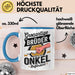 Onkel Sarkastisch Sarkasmus Tasse Geschenk Lustige Geschenkidee Spruch Großartige Brüder Werden Zum Onkel Befördert Blau Trendation