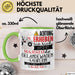 Geländewagenfahrerin Tasse Geschenk Lustiger Spruch Bitte Erheben Sie Sich Seine Majestät Die Geländewagenfahrerin Betritt Den Raum Grün Trendation