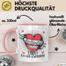 Valentinstag Tasse Geschenk für Ihn Sie Männer Für Paare Freundin Geschenkidee Kaffee-Becher Liebe Ich Liebe Dich Mehr Ende Ich Hab Gewonnen Rosa Trendation