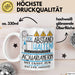 Aquarianerin Tasse Geschenk Lustig Abstand Halten Hochleistungs-Aquarianerin Mit Drang Zur Perfektion Bei Der Arbeit Weiß Trendation