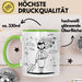 Flugbegleiter Tasse Geschenk Lustige Geschenkidee Spruch Für Reise Crew Grün Trendation
