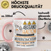 Wildtierbeobachterin Tasse Geschenk Lustig Abstand Halten Hochleistungs-Wildtierbeobachterin Mit Drang Zur Perfektion Bei Der Arbeit Rosa Trendation