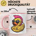 Quietscheente Tier Tasse Geschenk Lustige Geschenkidee Spruch Punk Ente Entenküken Rosa Trendation