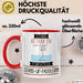 Stand-Up-Paddlerin Tasse Geschenk Becher Stark Attraktiv Furchtlos Stand-Up-Paddlerin Lustige Geschenkidee Rot Trendation