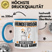 Hundefrisör Tasse Geschenk für Hundefrisör Der Mann Der Alles Kann Geschenkidee zum Geburtstag Blau Trendation