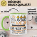 Live-Musik-Fan Tasse Geschenk Lustig Abstand Halten Hochleistungs-Live-Musik-Fan Mit Drang Zur Perfektion Bei Der Arbeit Grün Trendation