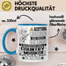 Country-Musiker Geschenk Tasse Lustiger Spruch Erheben Sie Sich Der Country-Musiker Betritt den Raum Blau Trendation