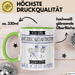 Katzenschutzaktivistin Tasse Geschenk Ich Bin Katzenschutzaktivistin Warum Weil Ich Es Kann Geschenkidee Geburtstag Grün Trendation