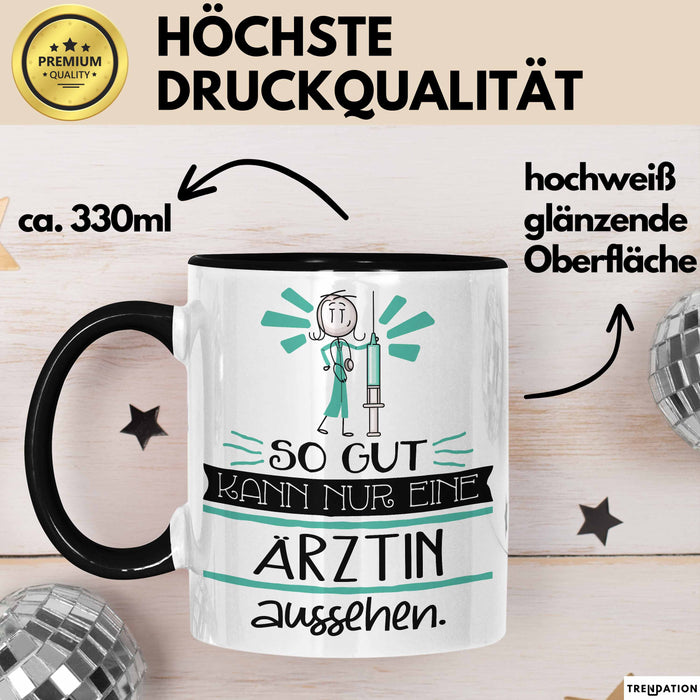 Ärztin Geschenk Tasse So Gut Kann Nur Eine Ärztin Aussehen Geschenkidee Geburtstag Weihnachten Lustig Trendation