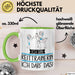 Geschenk für Reittrainerin Tasse Lustige Geschenkidee Geburtstag Ich Bin Reittrainerin Ich Darf Das Grün Trendation