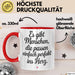 Romantisches Paar Jahrestagsfeier Tasse Geschenk Lustige Geschenkidee Spruch Es Gibt Menschen Die Passen Einfach Perfekt Ins Herz Rot Trendation