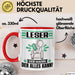 Leser Tasse Geschenk für Leser Der Mann Der Alles Kann Geschenkidee zum Geburtstag Rot Trendation