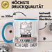 Geschenk für Programmiererin Tasse Lustige Geschenkidee Geburtstag Ich Bin Programmiererin Ich Darf Das Blau Trendation