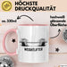 Gewichtheber Tasse Geschenkidee für Fitness Biest Rosa Trendation