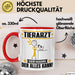 Tierarzt Tasse Geschenk für Tierarzt Der Mann Der Alles Kann Geschenkidee zum Geburtstag Rot Trendation