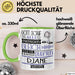 DJane Geschenk Becher Tasse Gott Schuf Alle Menschen Gleich Nur Die Besten Durfeten DJane Werden Geschenkidee Lustig Grün Trendation