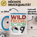 9. Geburtstag Geschenk Tasse Becher Wild Frech Und Schon 9 Blau Trendation