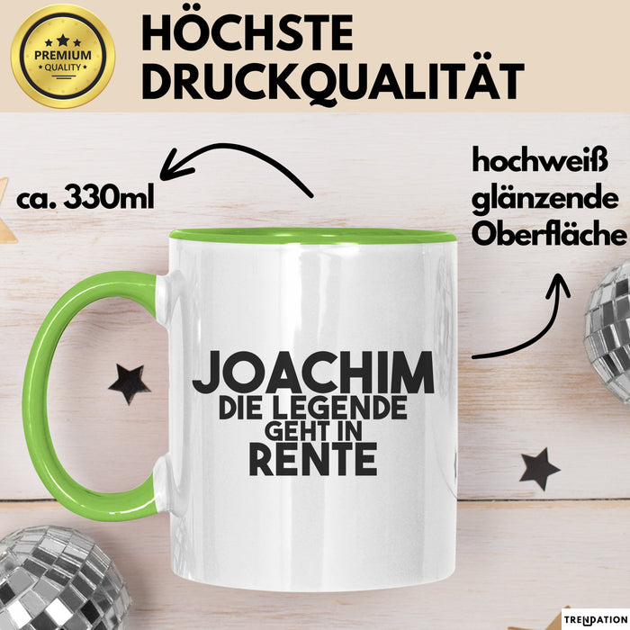Joachim Tasse Joachim – Die Legende Geht In Rente Geschenk