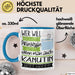 Kanutin Tasse Geschenk Spruch Wer Will Schon Prinzessin Sein Wenn Man Auch Kanutin Sein Kann Blau Trendation