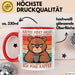 Kaffeeliebhaber Tasse Geschenk Lustige Geschenkidee Spruch Kaffee Macht Einfach Seinen Job Ich Mag Kaffee Rot Trendation
