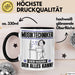 Musiktechniker Tasse Geschenk für Musiktechniker Der Mann Der Alles Kann Geschenkidee zum Geburtstag Schwarz Trendation