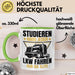 LKW Fahrer Geschenk Tasse Lastkraftwagen-Fahrer Geschenkidee Lustiger Spruch Kaffee-Becher Studieren Kann Jeder LKW Fahren Nur Die ELite Grün Trendation