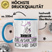 Geschenk für Breakdancerin Tasse Lustige Geschenkidee Geburtstag Ich Bin Breakdancerin Ich Darf Das Blau Trendation