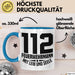 Feuerwehr Tasse Geschenk 112 Feuerwehrmann Mit Leib Und Seele Becher Blau Trendation