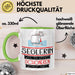 Seglerin Weil Es Keinen Schöneren Beruf Gibt Tasse Geschenk für Eine Seglerin Lustig Grün Trendation