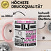 DJ Geschenk Tasse Geschenkidee für DJ Geburtstag Lustiger Spruch Ich Bin DJ Ich Kann Es Dir Erklären Aber Nicht Für Dich Verstehen Funny Rosa Trendation